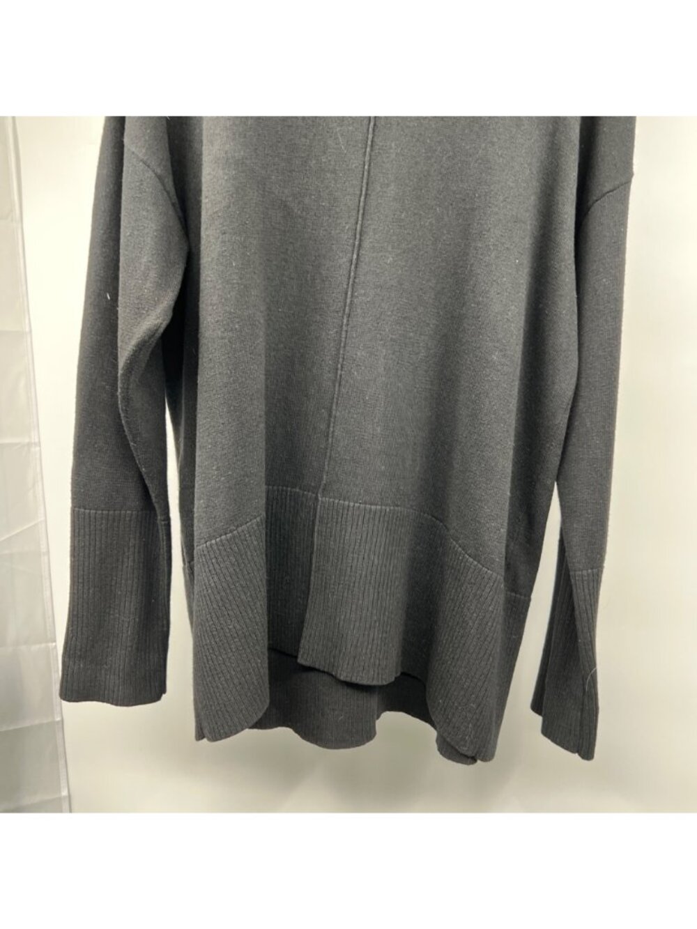 Spanner Womens Lightweight Pullover Sweater Mock Neck Black Size Large - Picture 3 of 9